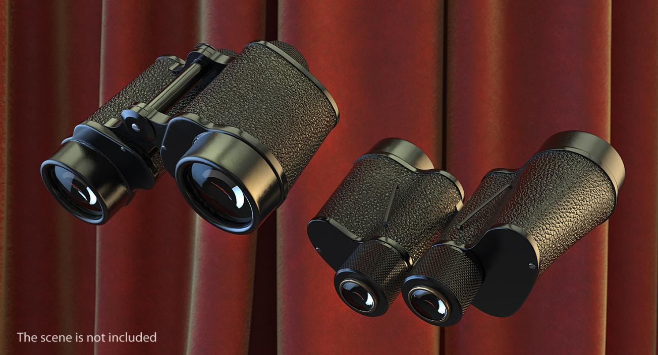 3D Binoculars and Telescopes Collection 2 model