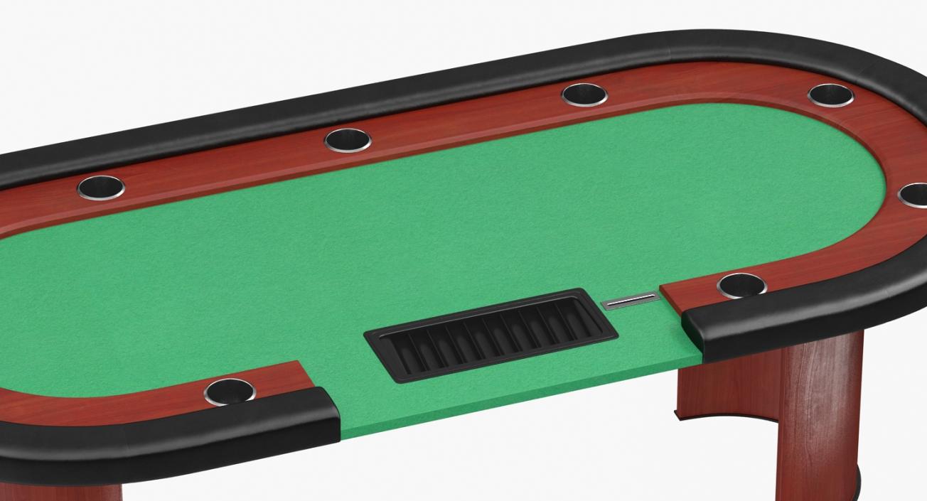 3D Casino Poker Table model