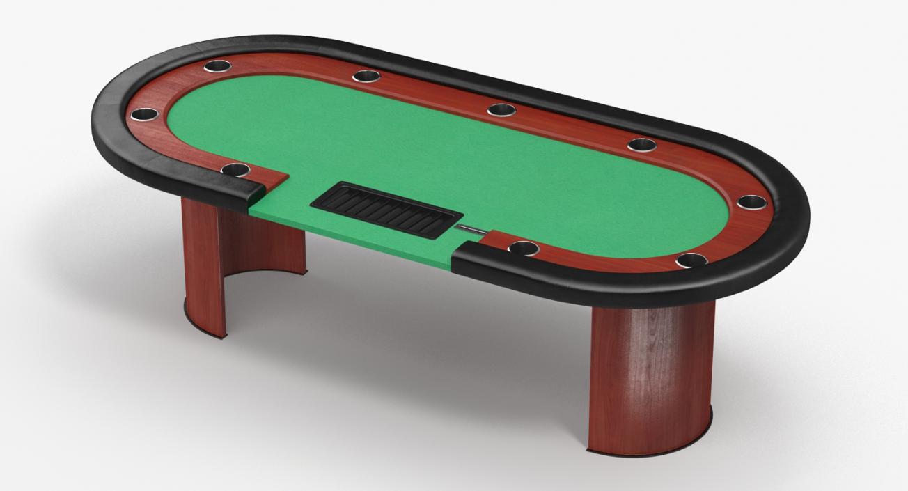 3D Casino Poker Table model