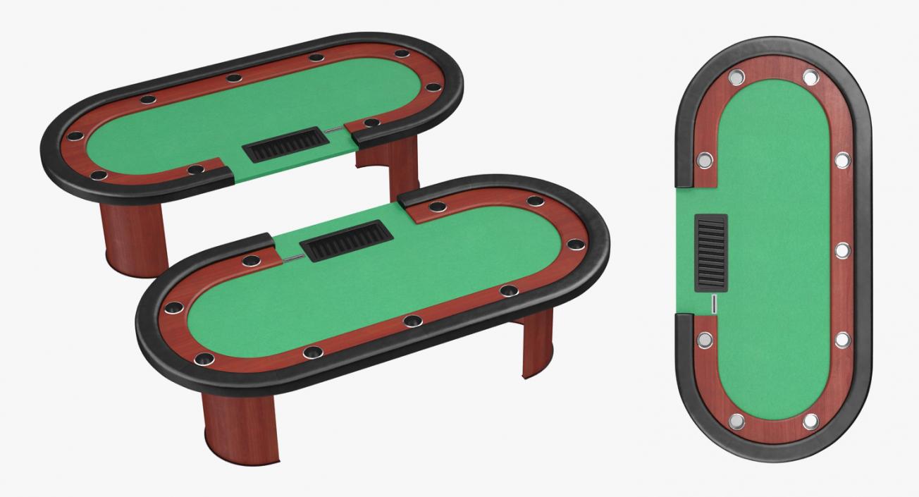 3D Casino Poker Table model