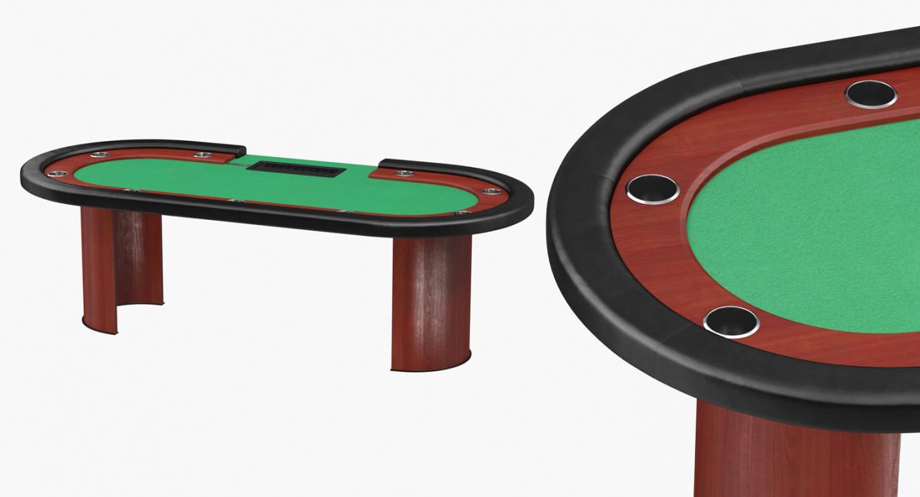 3D Casino Poker Table model