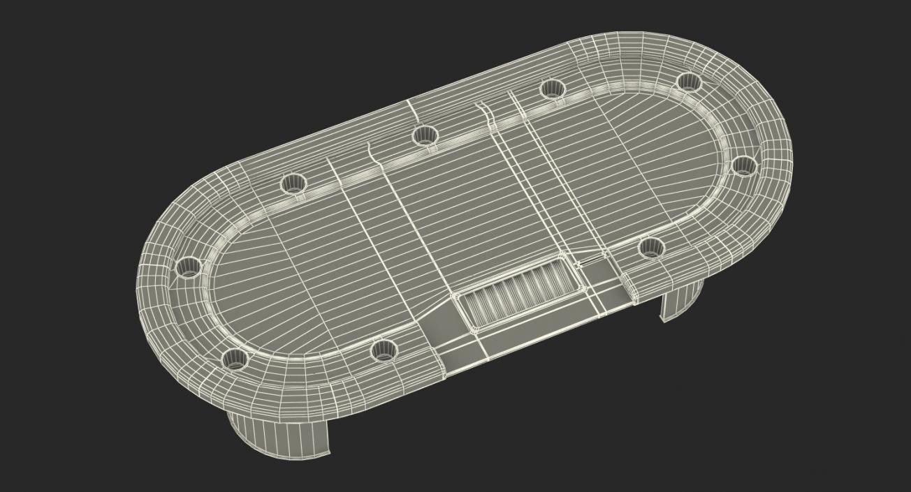 3D Casino Poker Table model