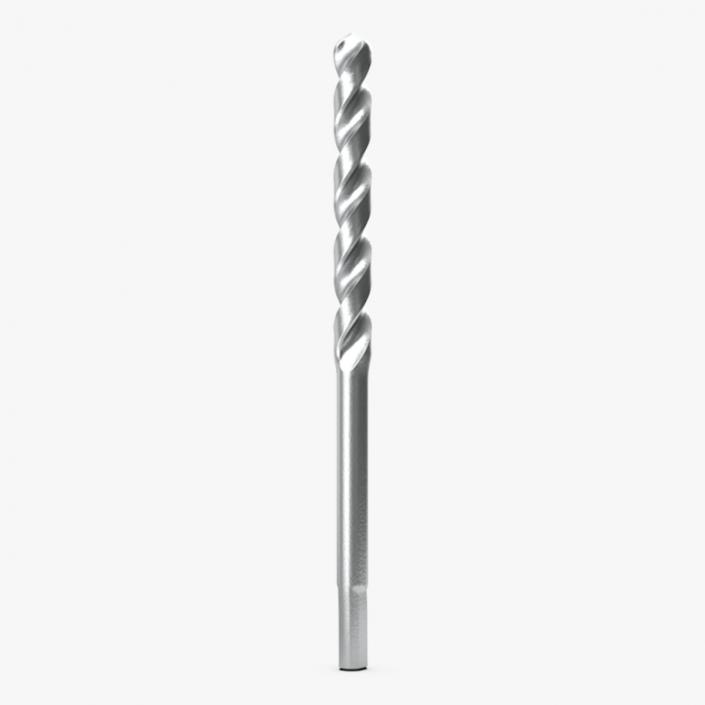 Steel HSS Drill Bit 3D model