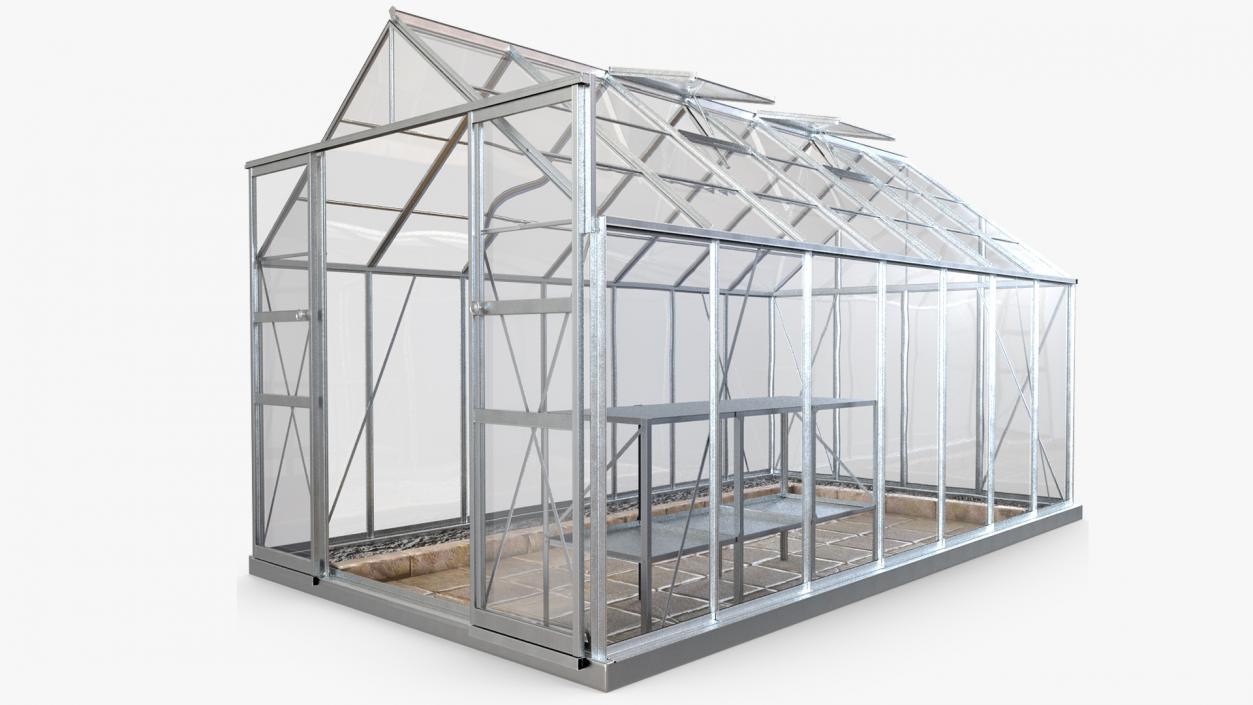 3D Garden Greenhouse with Grows Collection 5