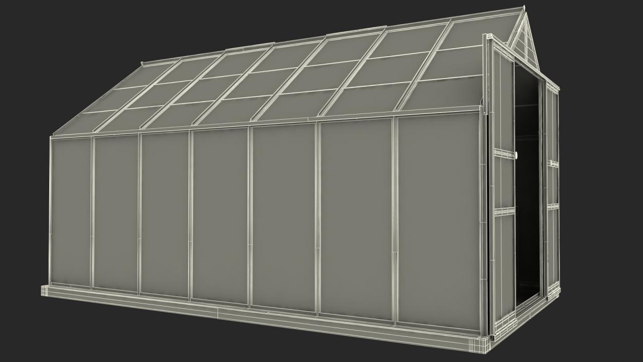 3D Garden Greenhouse with Grows Collection 5