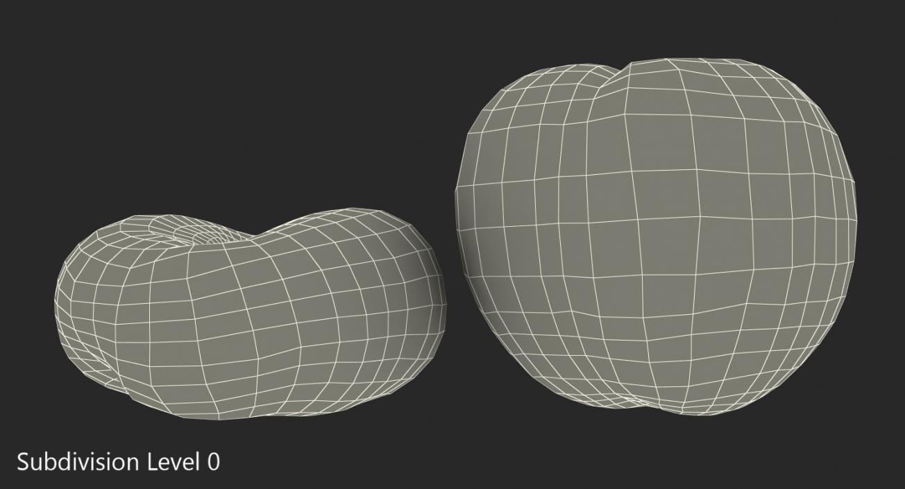 3D Peaches Collection model