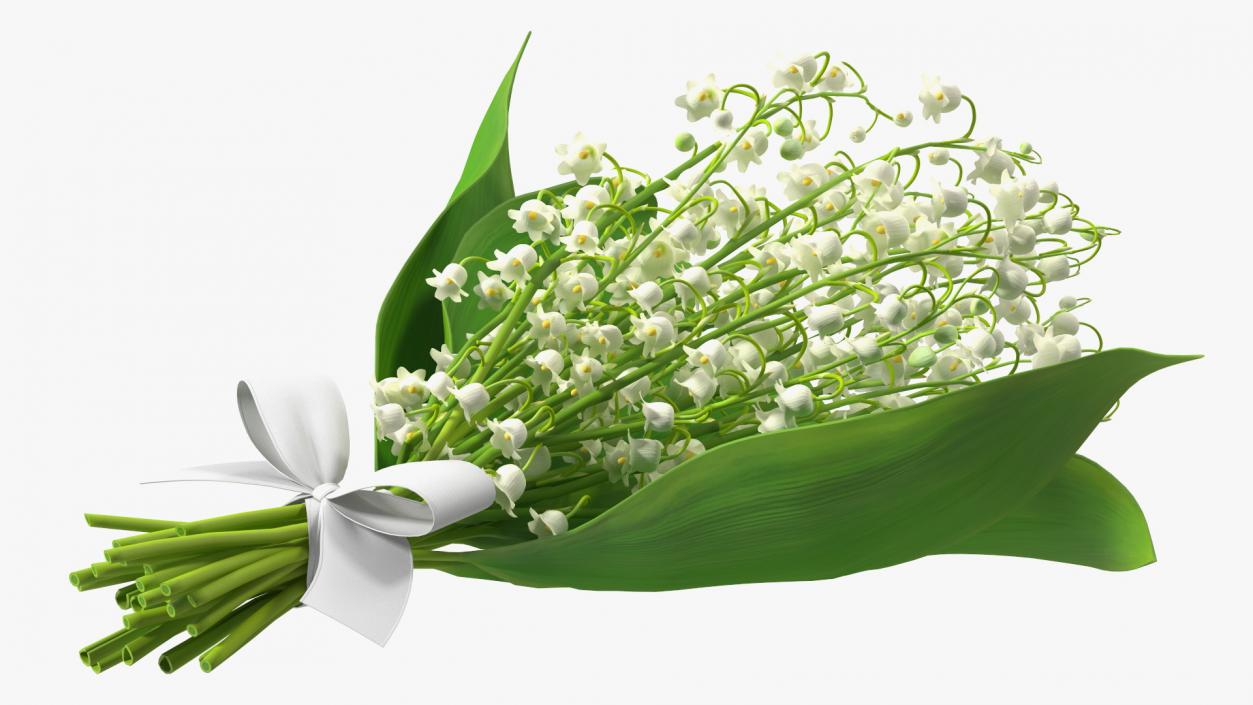 3D Lily of the Valley Bouquet