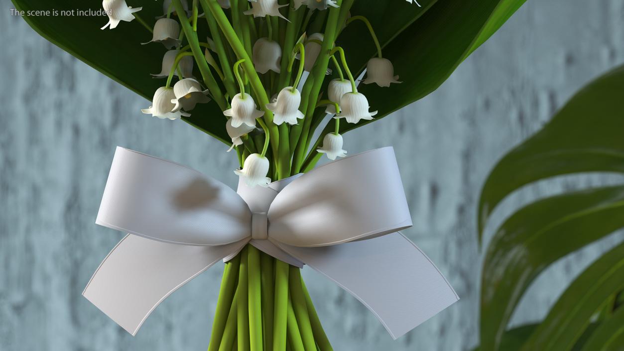 3D Lily of the Valley Bouquet