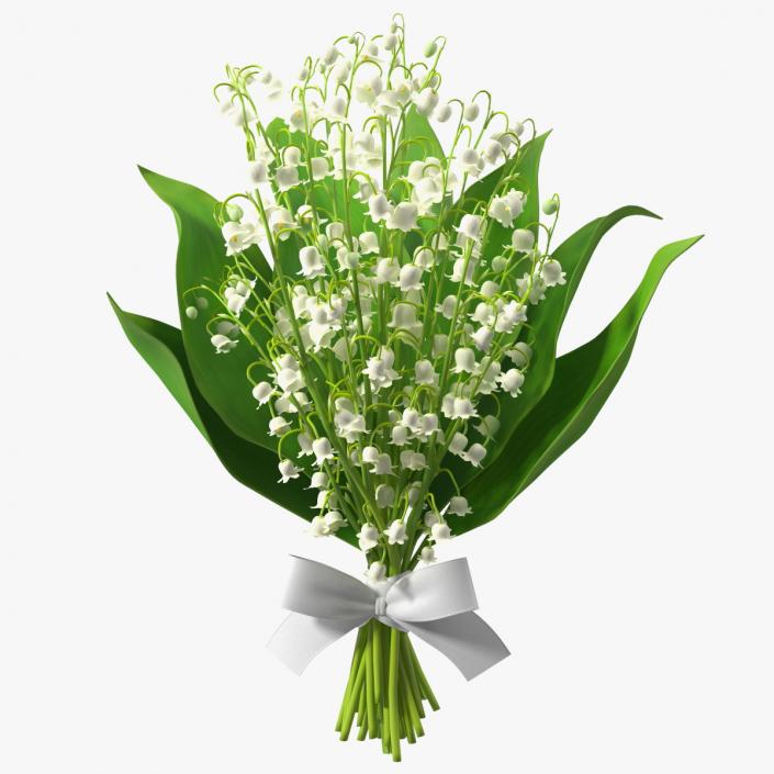 3D Lily of the Valley Bouquet