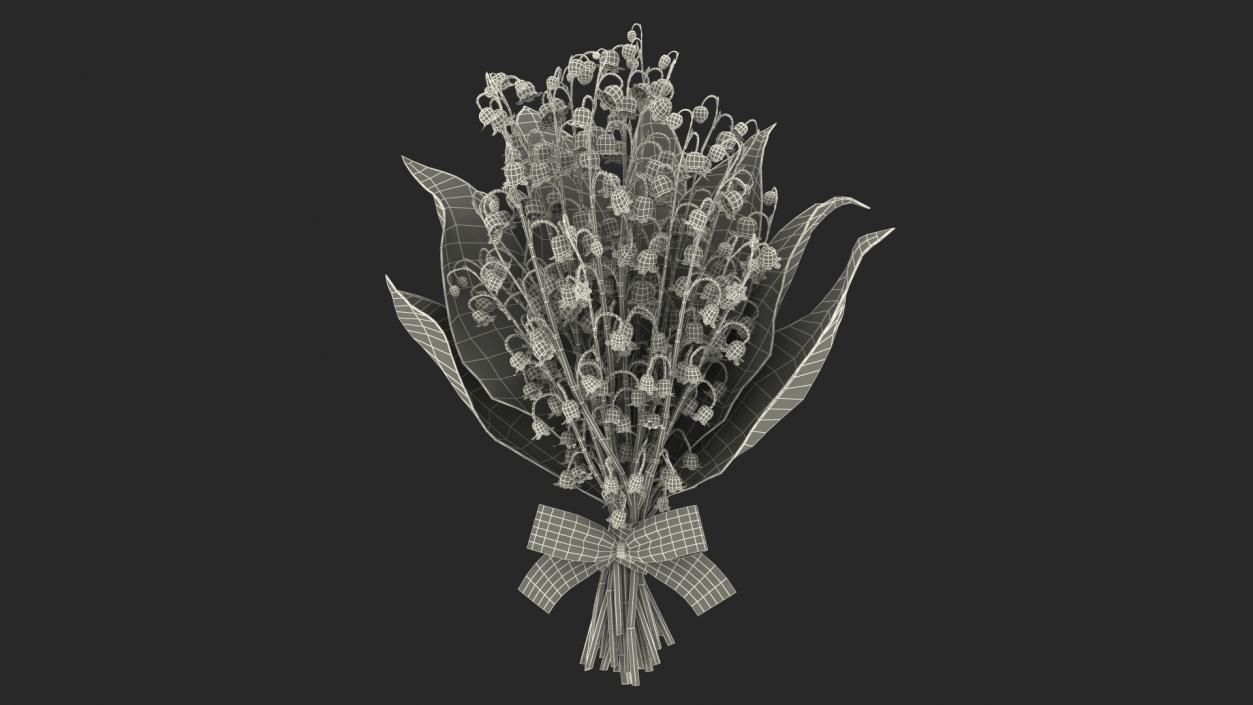 3D Lily of the Valley Bouquet