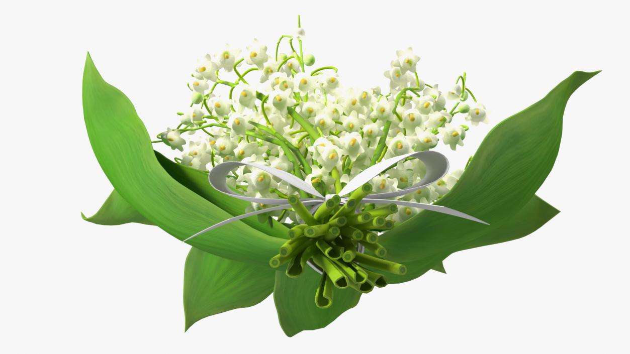 3D Lily of the Valley Bouquet