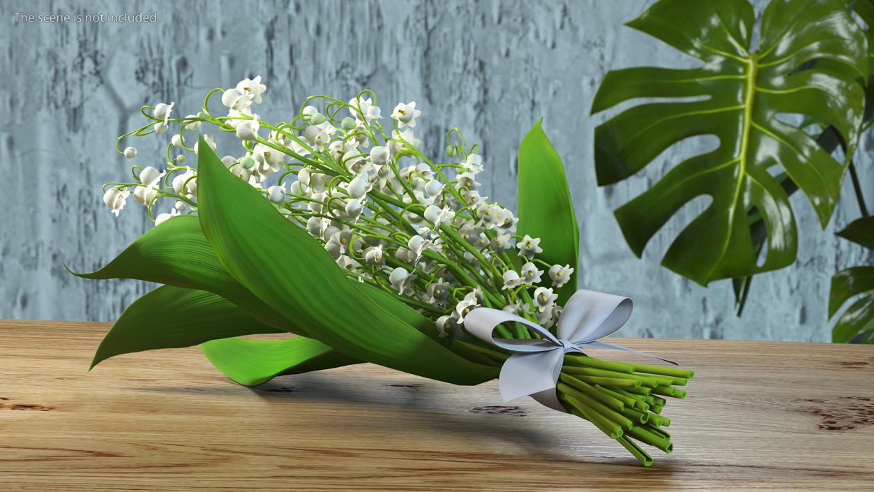 3D Lily of the Valley Bouquet