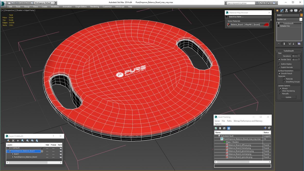 3D Pure2Improve Balance Board