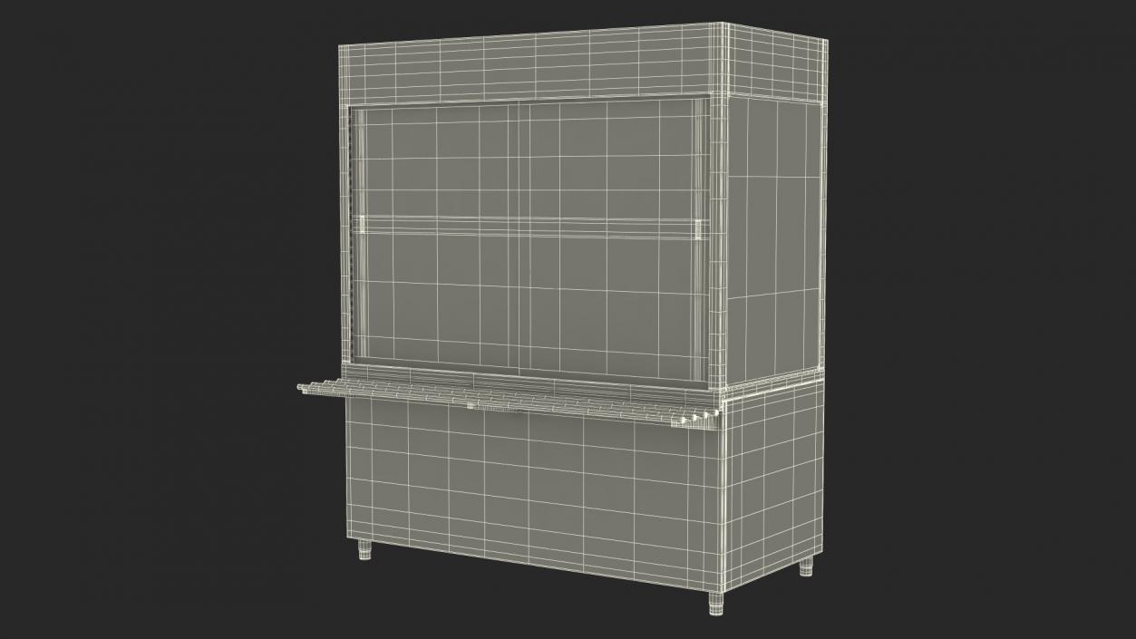 3D Stainless Steel Self Service Line model