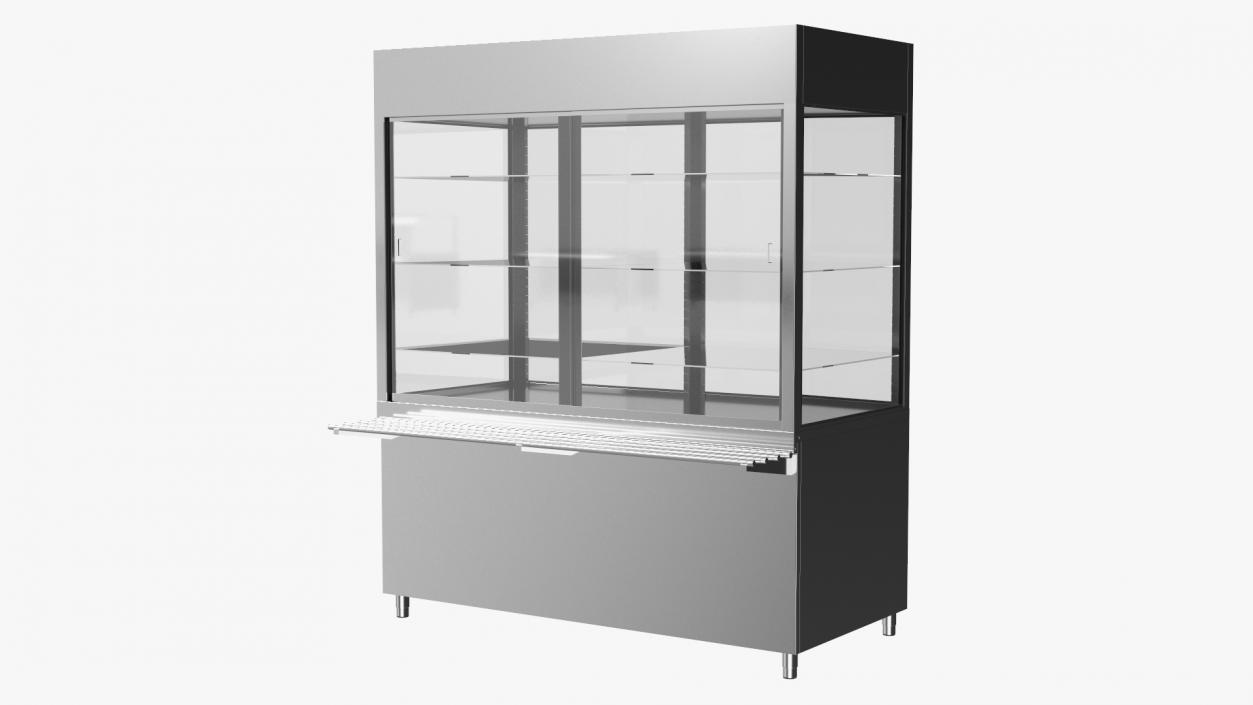 3D Stainless Steel Self Service Line model