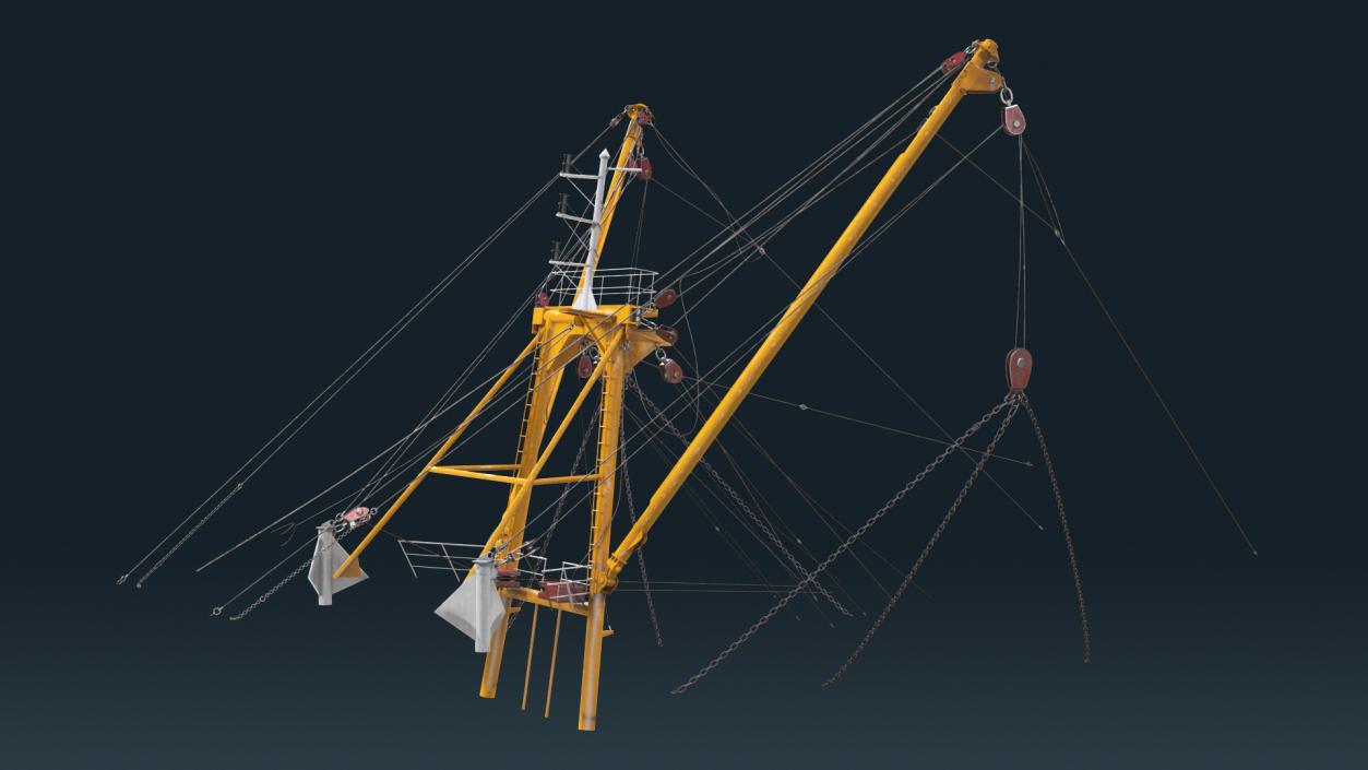 Trawler Mast 3D