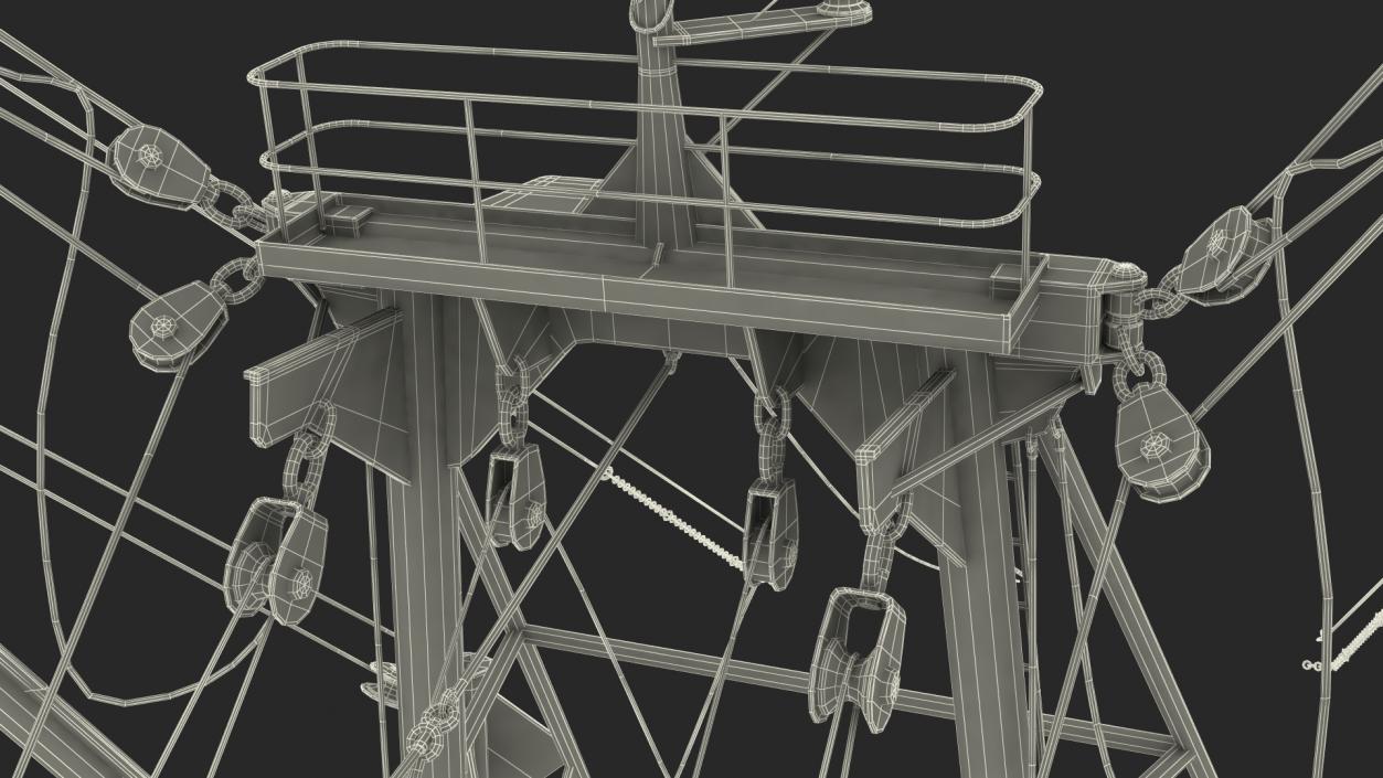 Trawler Mast 3D