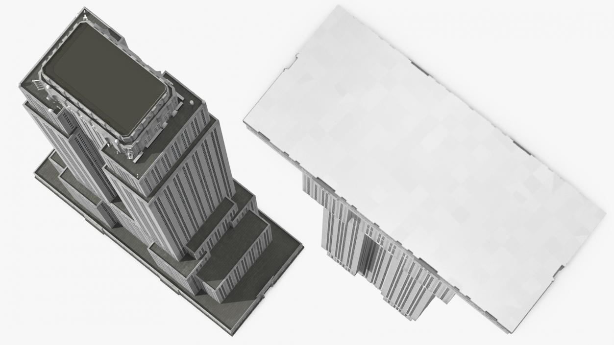 Old Skyscraper 3D model