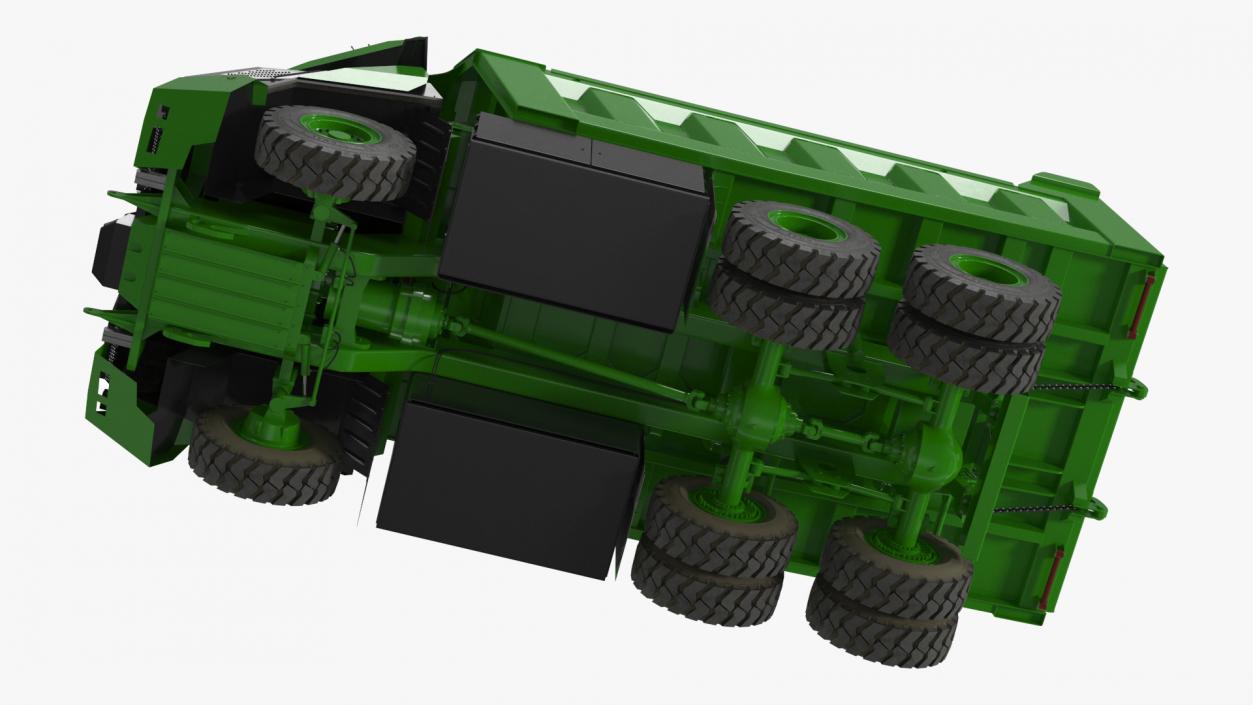 3D Autonomous Electric Mining Truck Green model