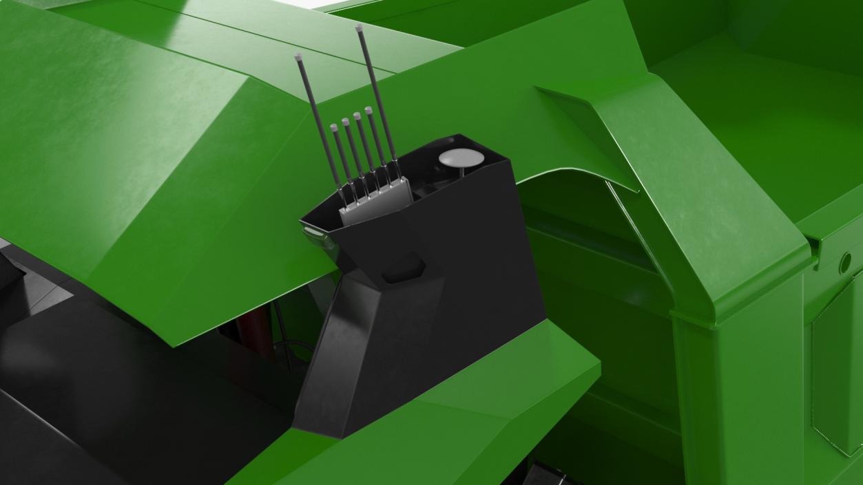 3D Autonomous Electric Mining Truck Green model