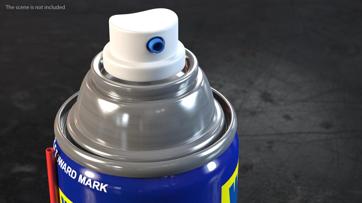 WD 40 Multi Purpose Water Displacer Aerosol Spray 3D model