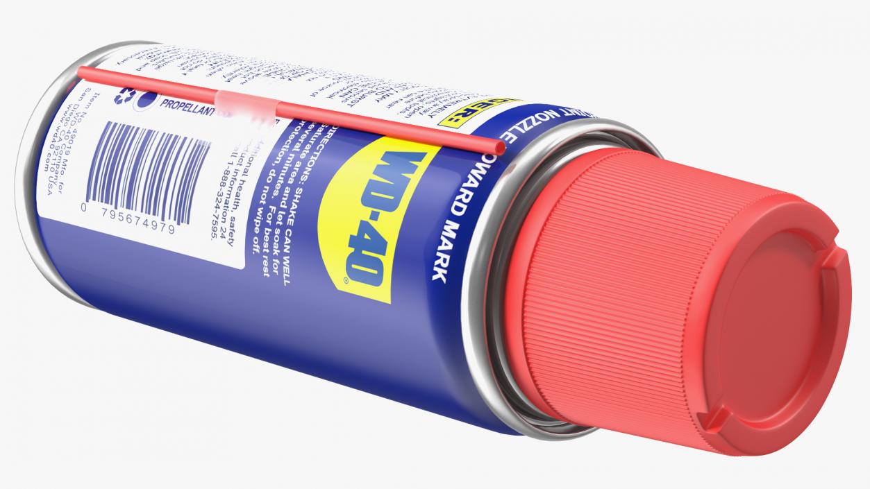 WD 40 Multi Purpose Water Displacer Aerosol Spray 3D model