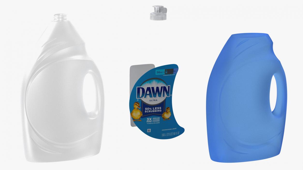 3D model Dawn Ultra Dish Soap