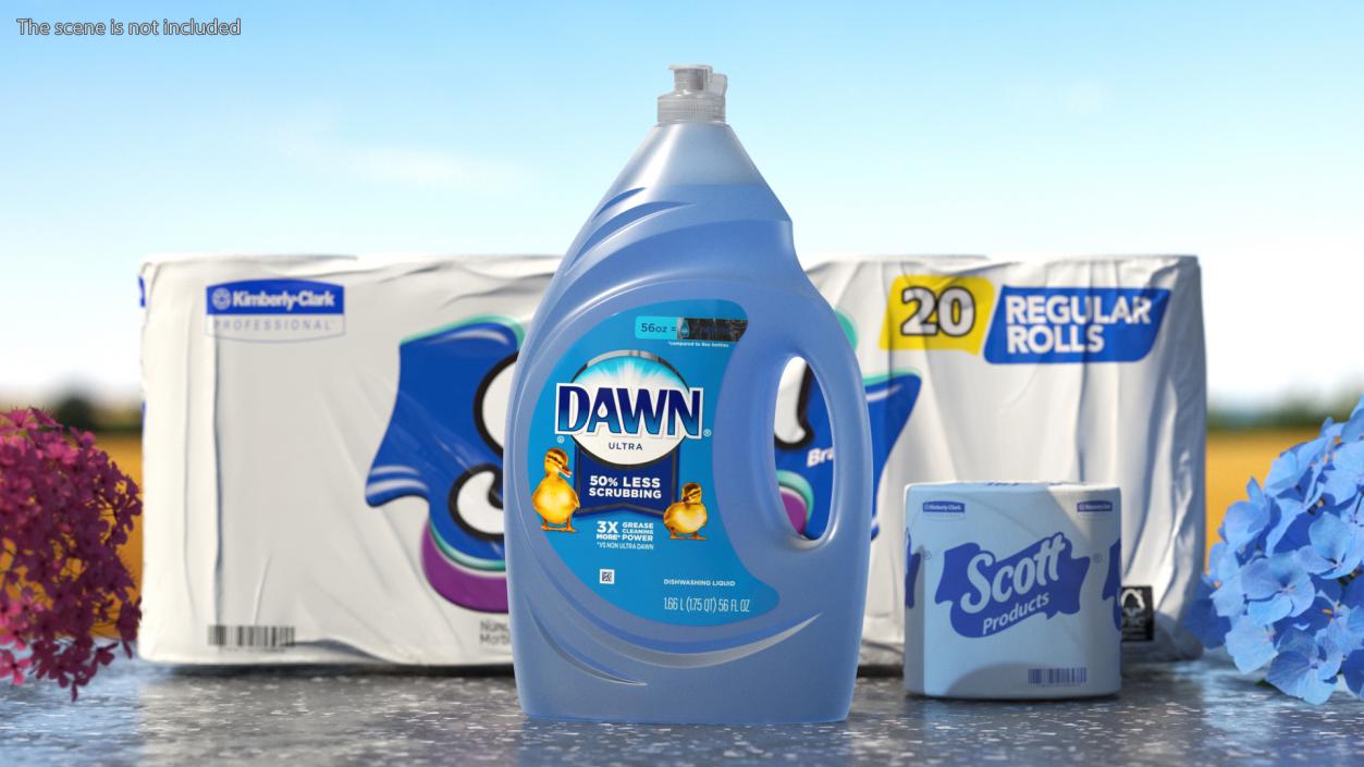 3D model Dawn Ultra Dish Soap