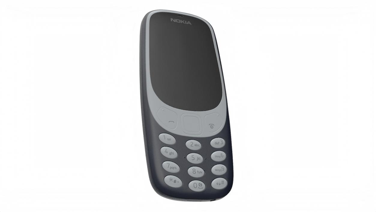 3D Nokia 3310 New Blue 2