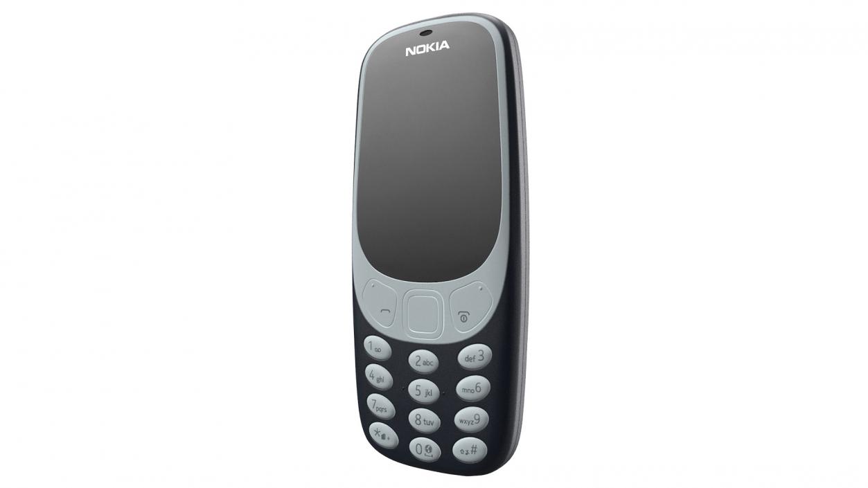 3D Nokia 3310 New Blue 2