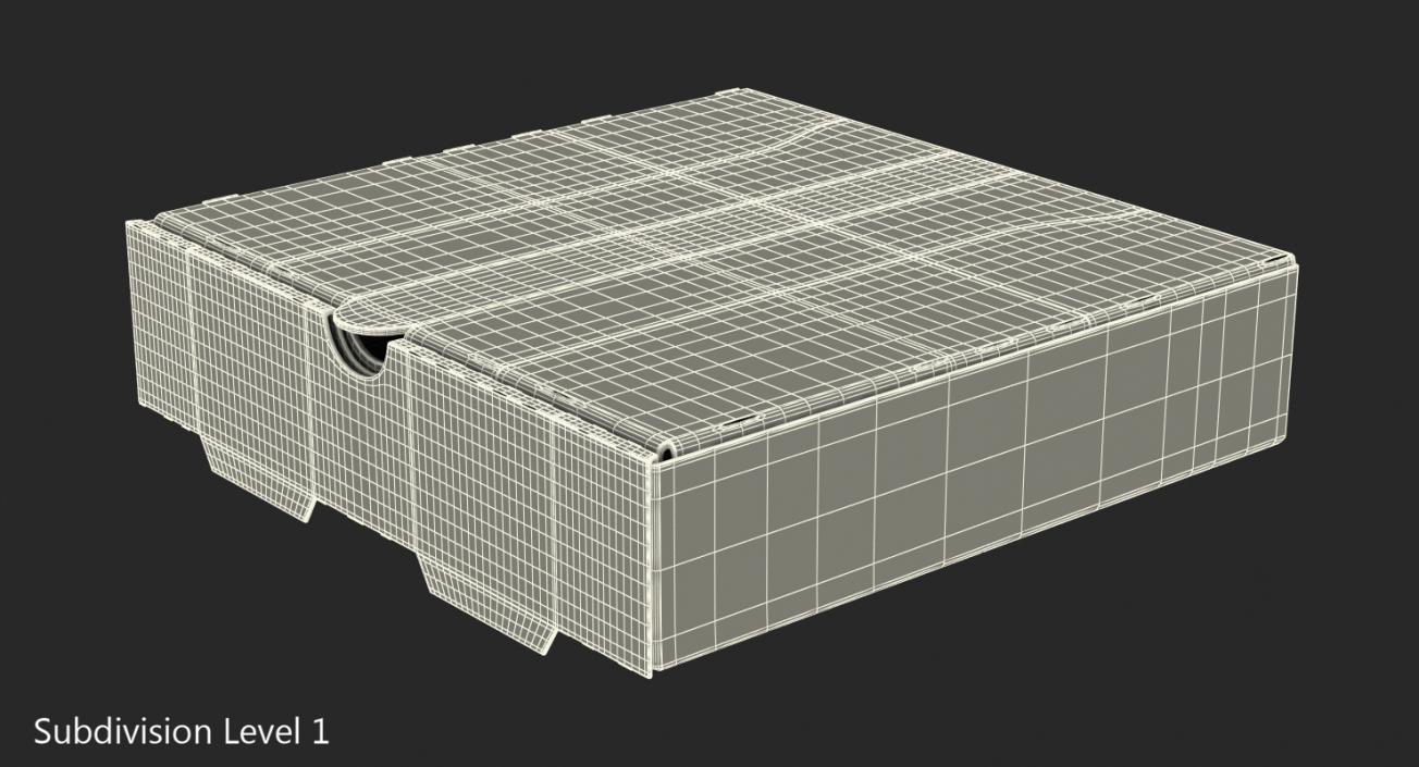 3D model Small Pizza Box