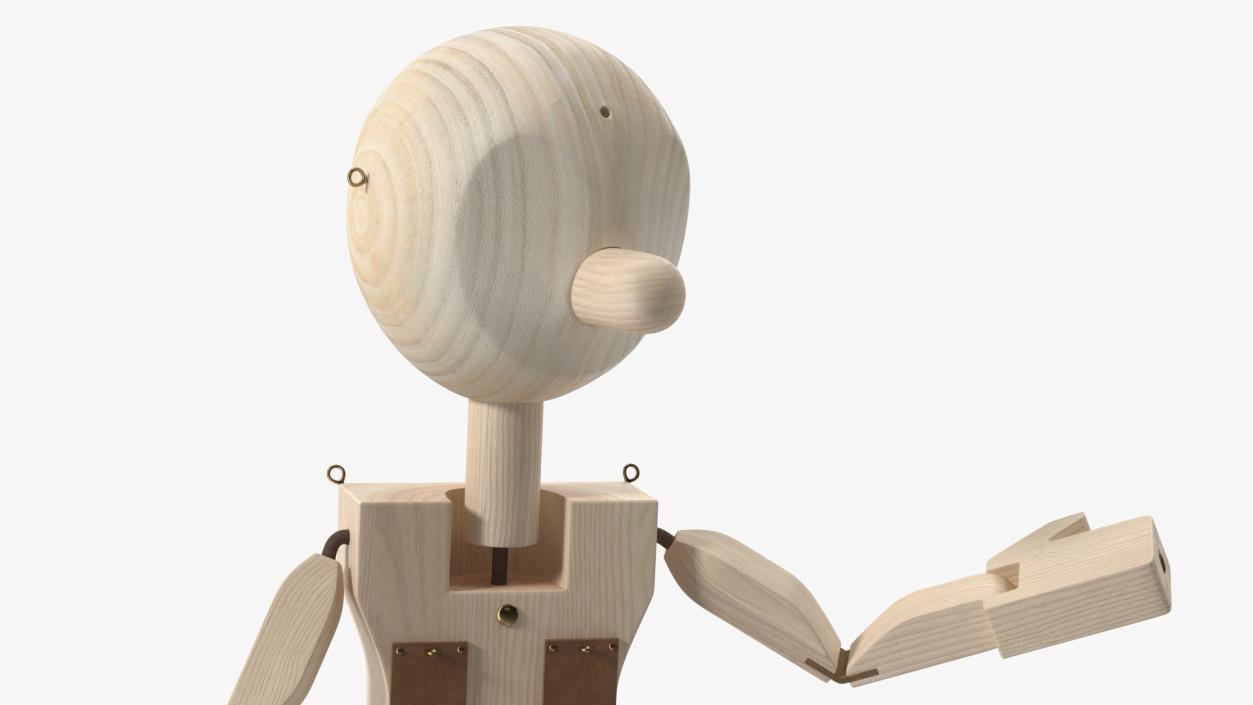 3D model Raw Wooden Man Shows