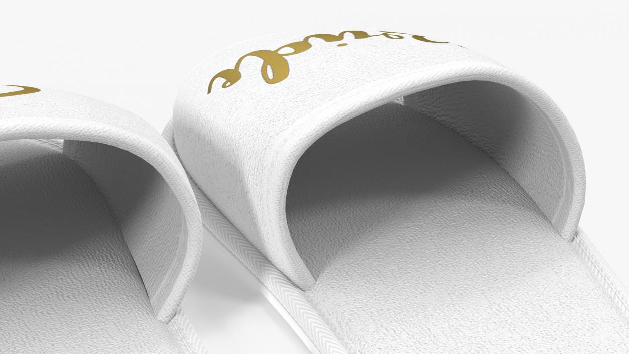 3D Bridal Ring Wedding Slippers model