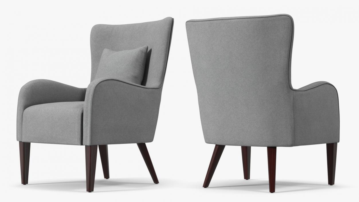 3D Armchairs Collection 10 model