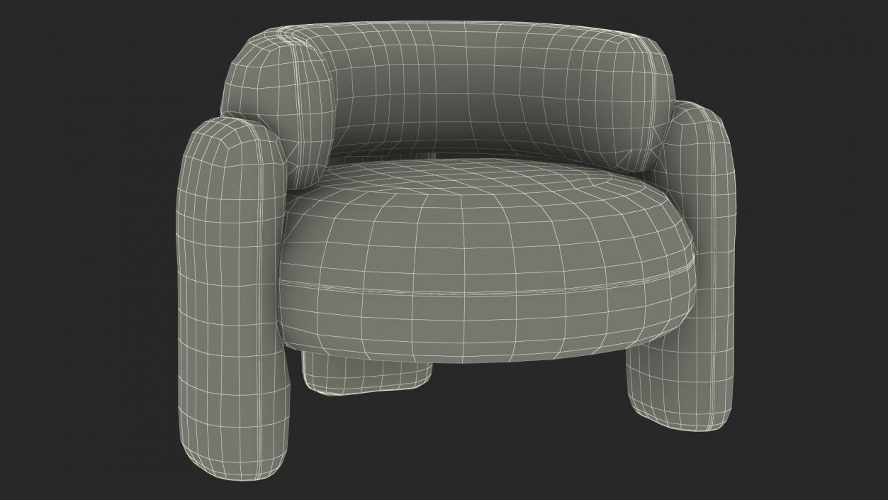 3D Armchairs Collection 10 model