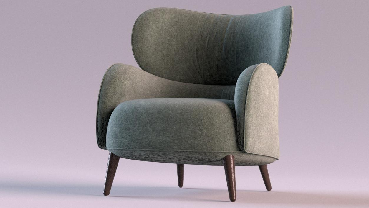 3D Armchairs Collection 10 model