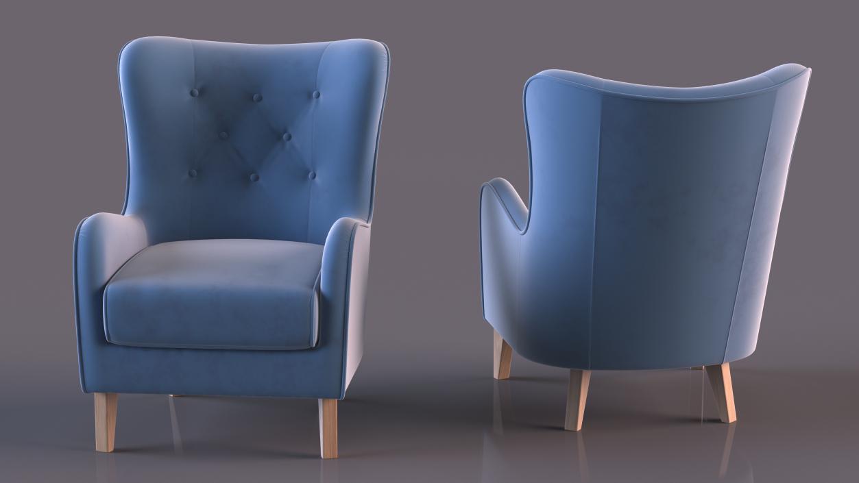 3D Armchairs Collection 10 model