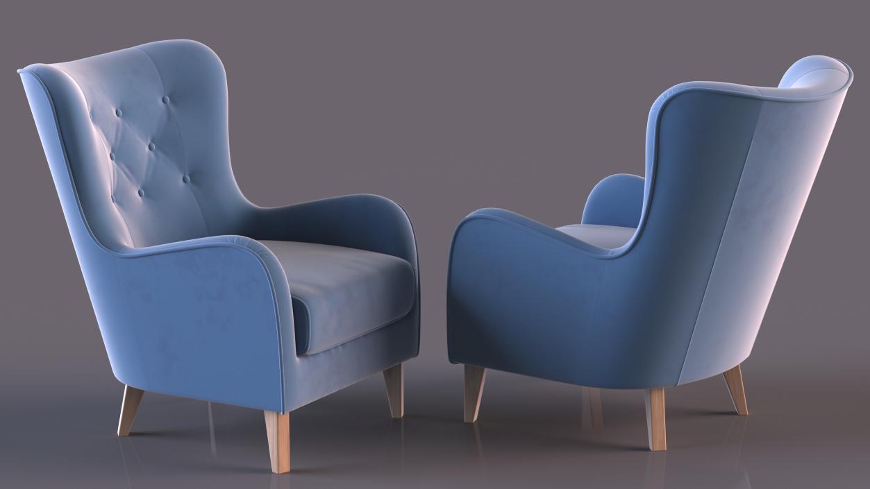 3D Armchairs Collection 10 model