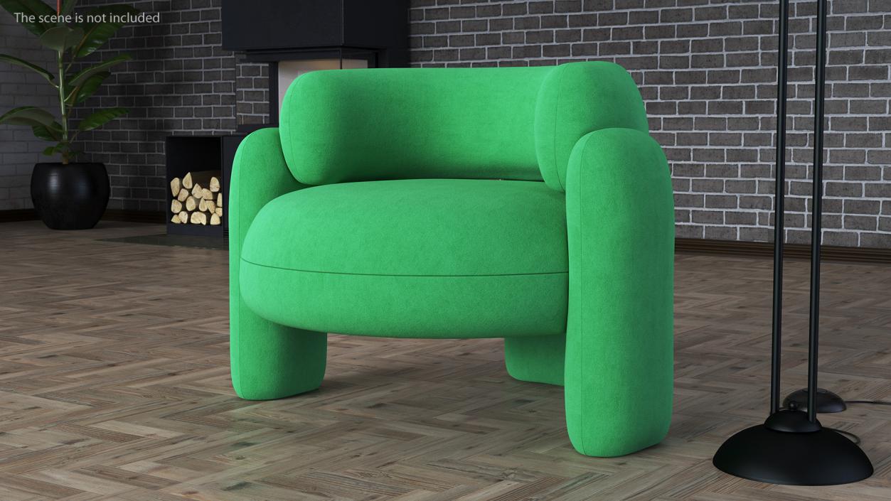 3D Armchairs Collection 10 model