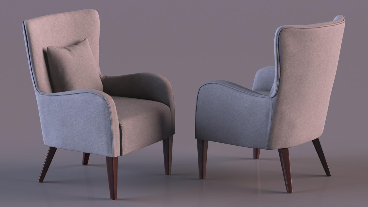 3D Armchairs Collection 10 model