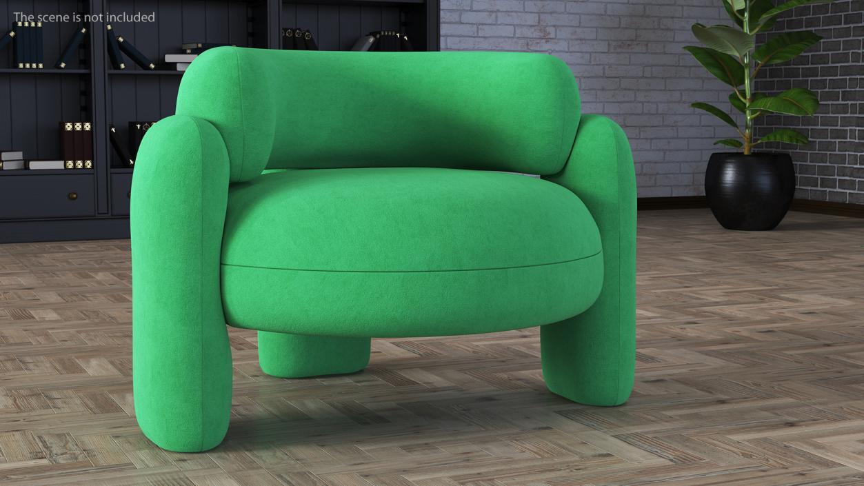 3D Armchairs Collection 10 model