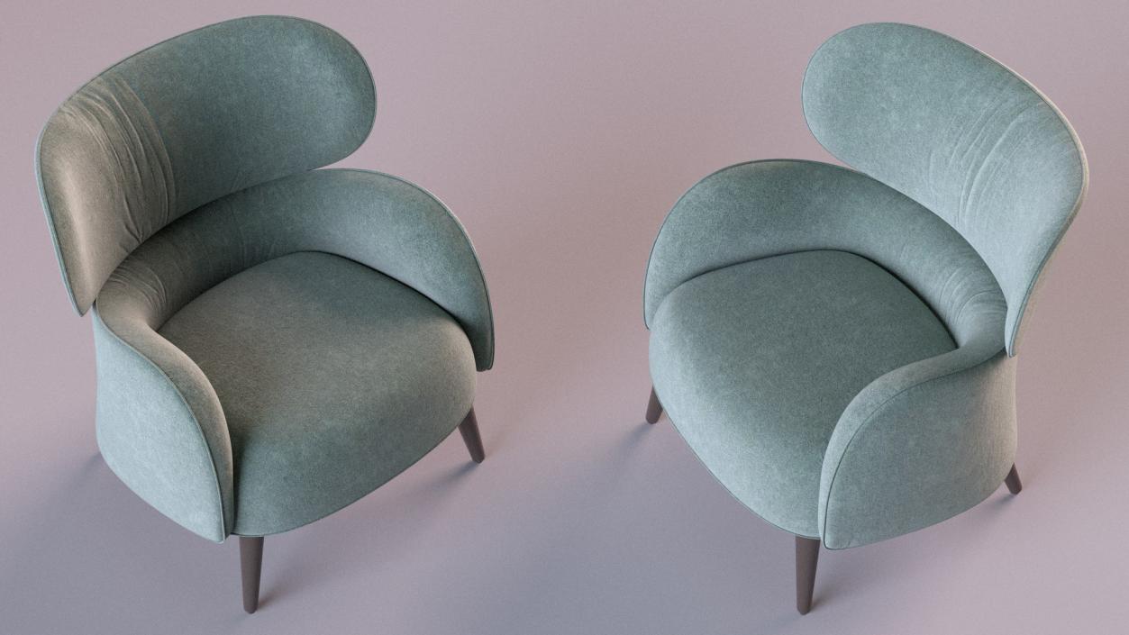 3D Armchairs Collection 10 model