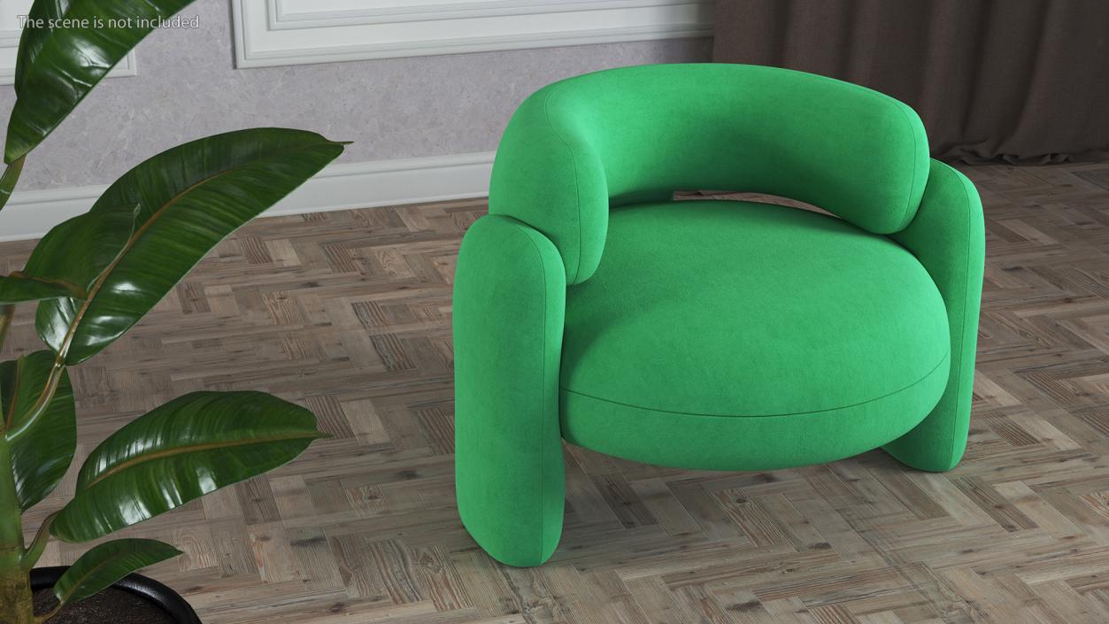 3D Armchairs Collection 10 model