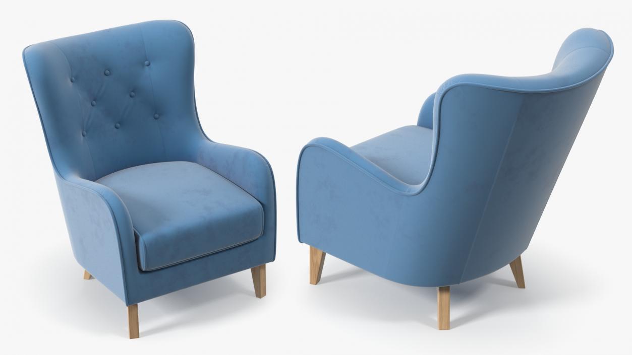 3D Armchairs Collection 10 model