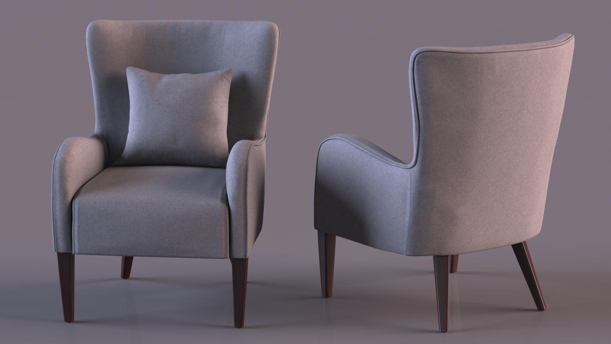 3D Armchairs Collection 10 model