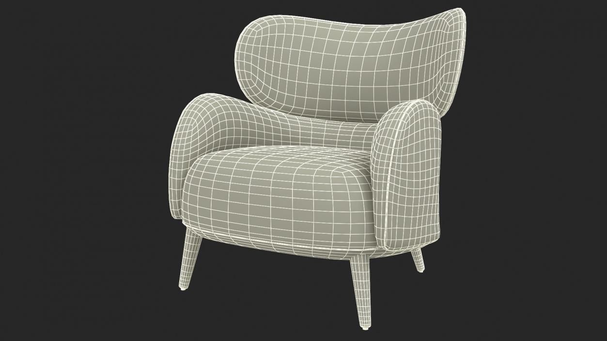 3D Armchairs Collection 10 model