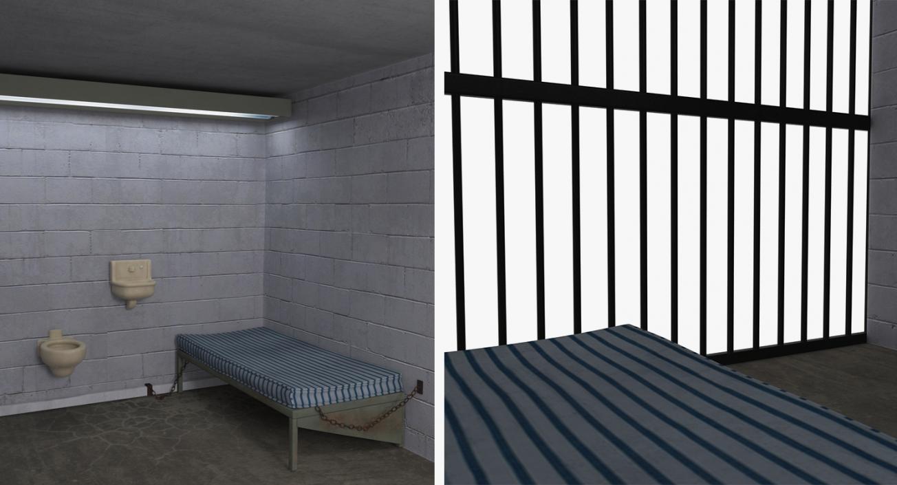 3D Prison Space Collection model