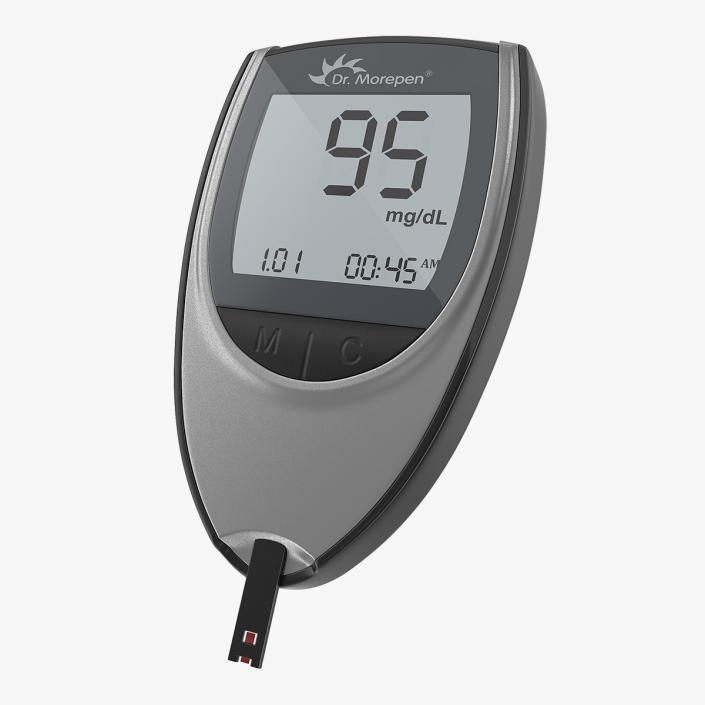 Blood Glucose Meter 3D model