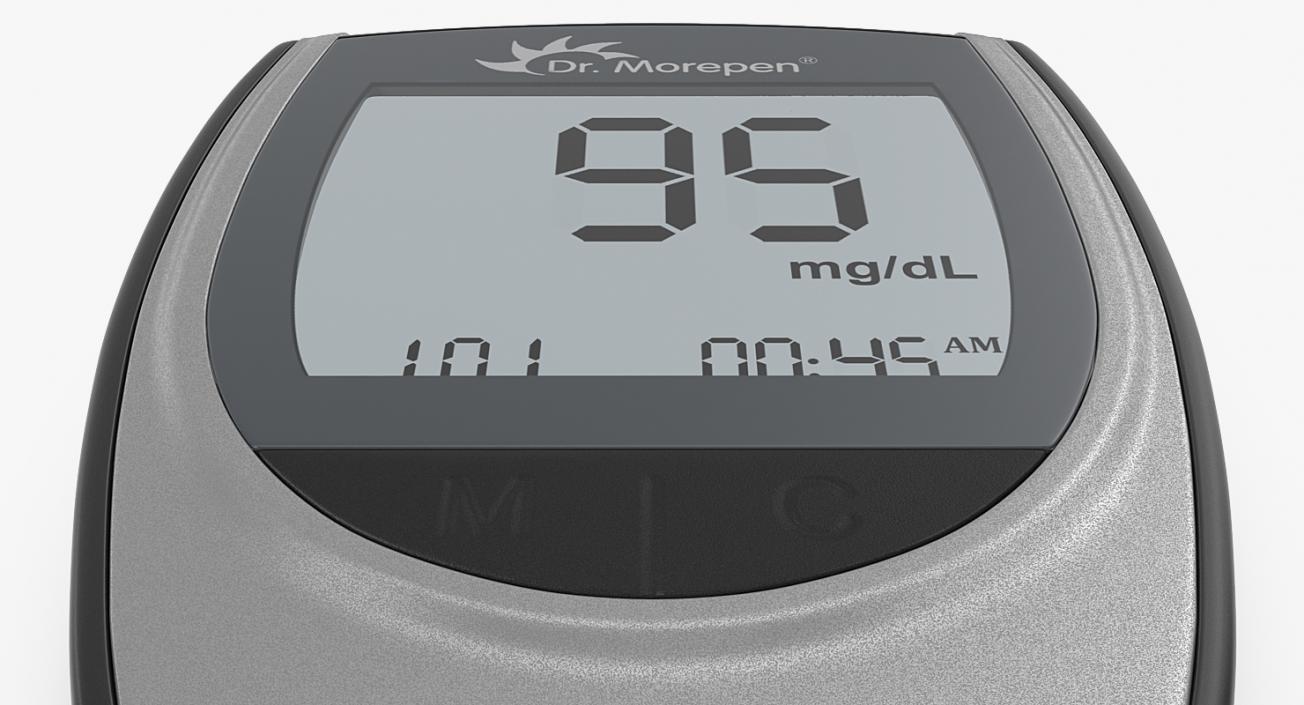 Blood Glucose Meter 3D model