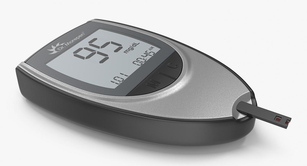 Blood Glucose Meter 3D model